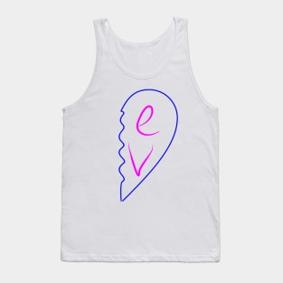 Right half of the heart Tank Top